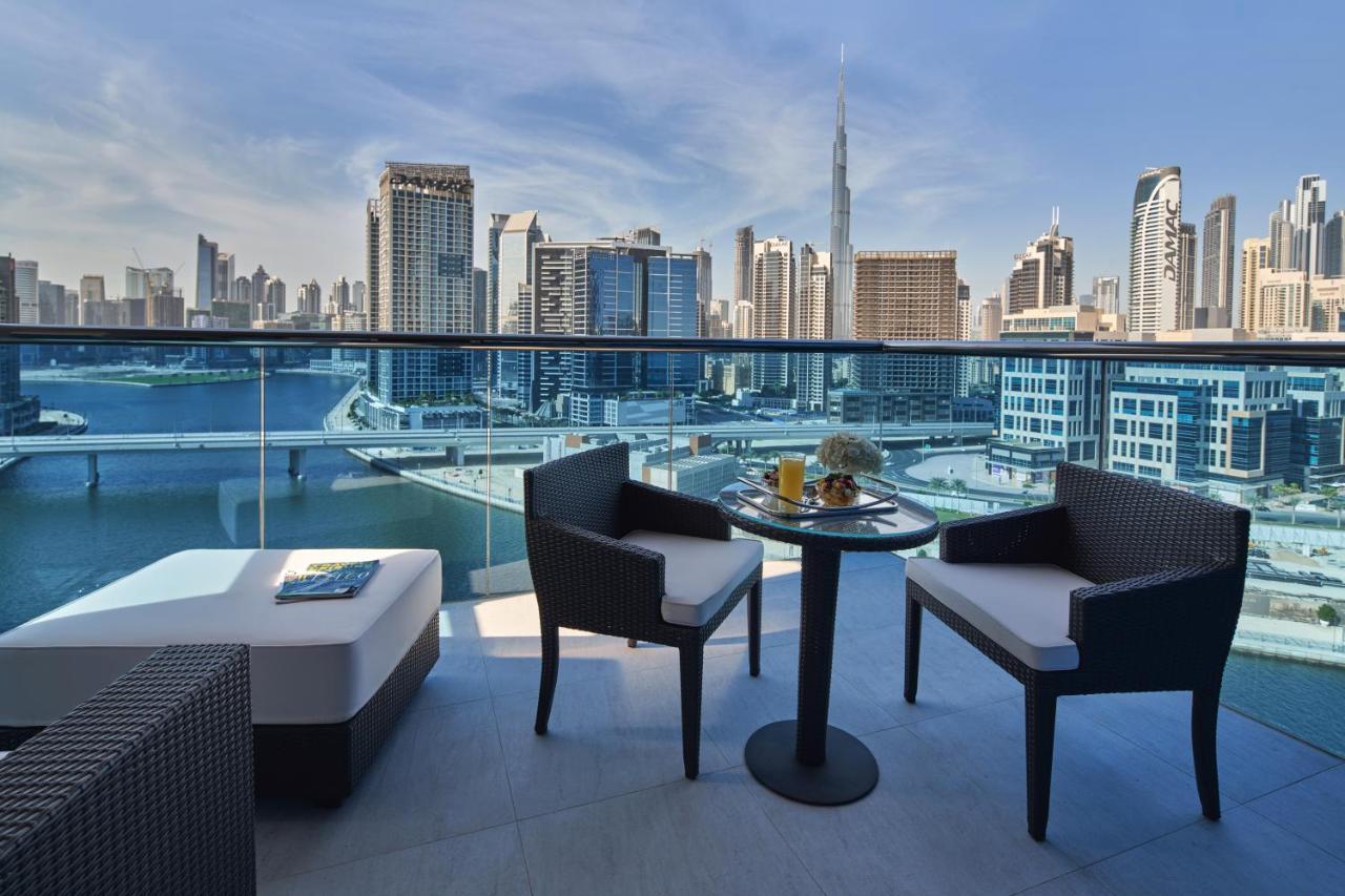 VIP Twin with Balcony and City Skyline View