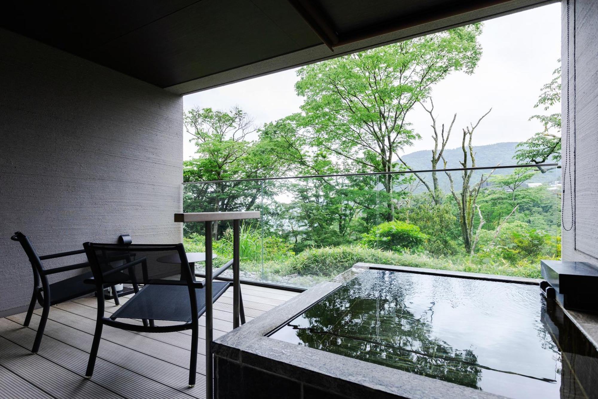 East Wing Upper Floor Karaku Room with Open-Air Bath Western Style