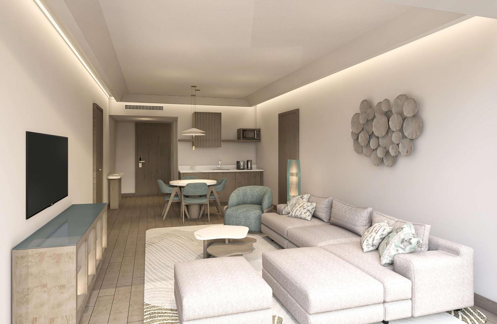 One-Bedroom King Suite with Pool View