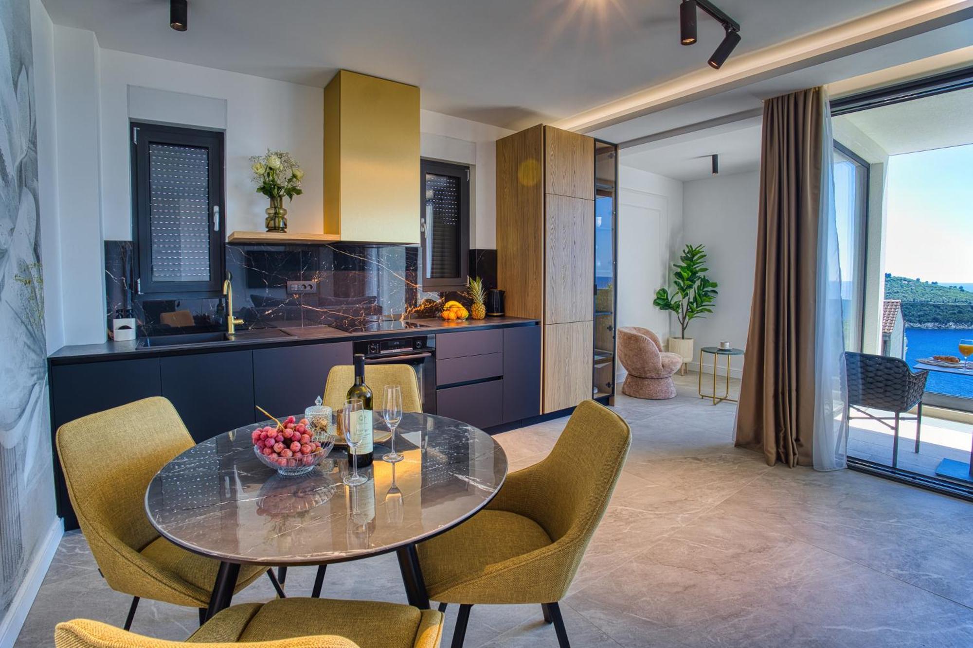 Deluxe One-Bedroom Apartment with City View