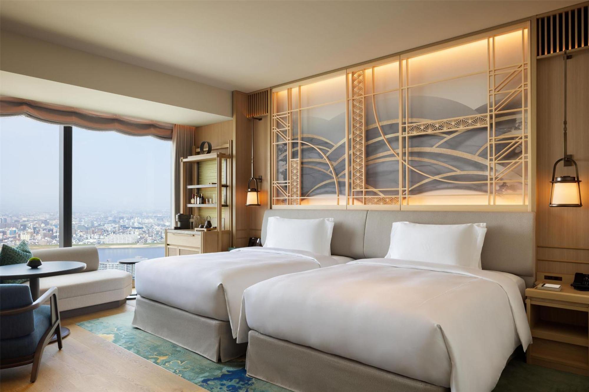 Premier Queen Room with Two Queen Beds and River View