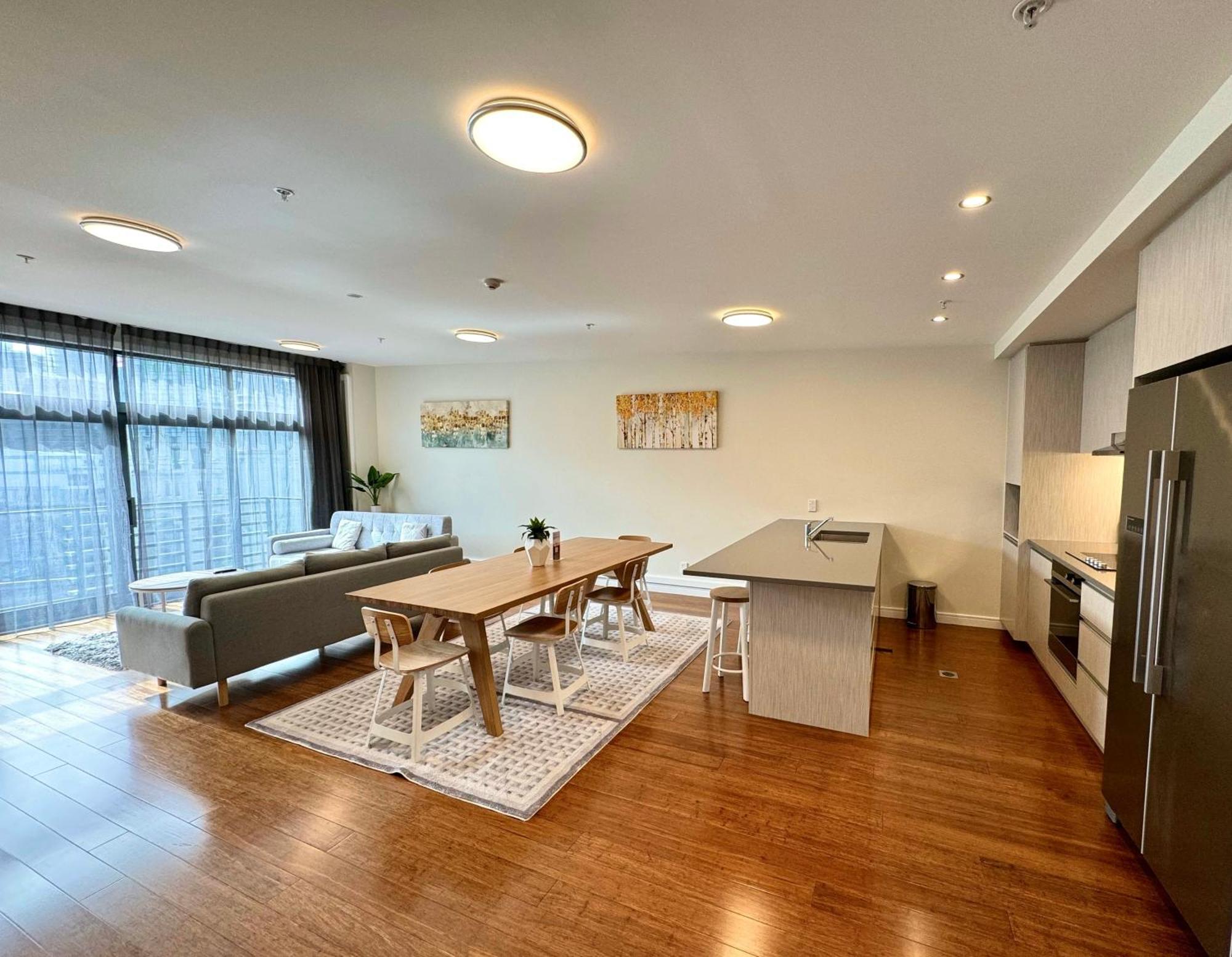 Three-Bedroom Premium Apartment with Balcony