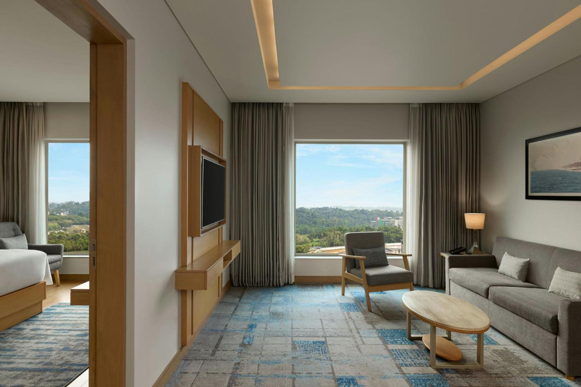 One-Bedroom Apartment with One King Bed and Concierge Lounge Access Includes 500 INR property credit and Cocktail hours from 6:00 PM – 8:00 PM