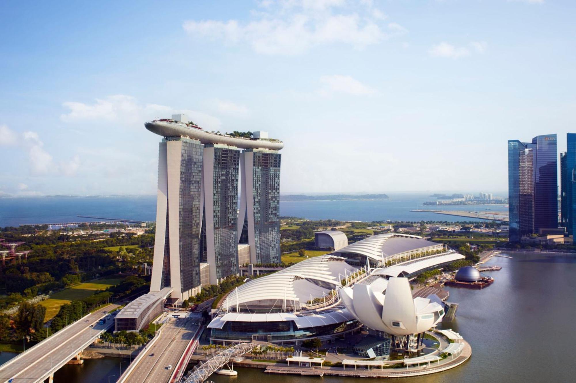 Millenia Suite met 1 Slaapkamer, 1 Kingsize bed, uitzicht op Marina Bay, Toegang tot de Lounge