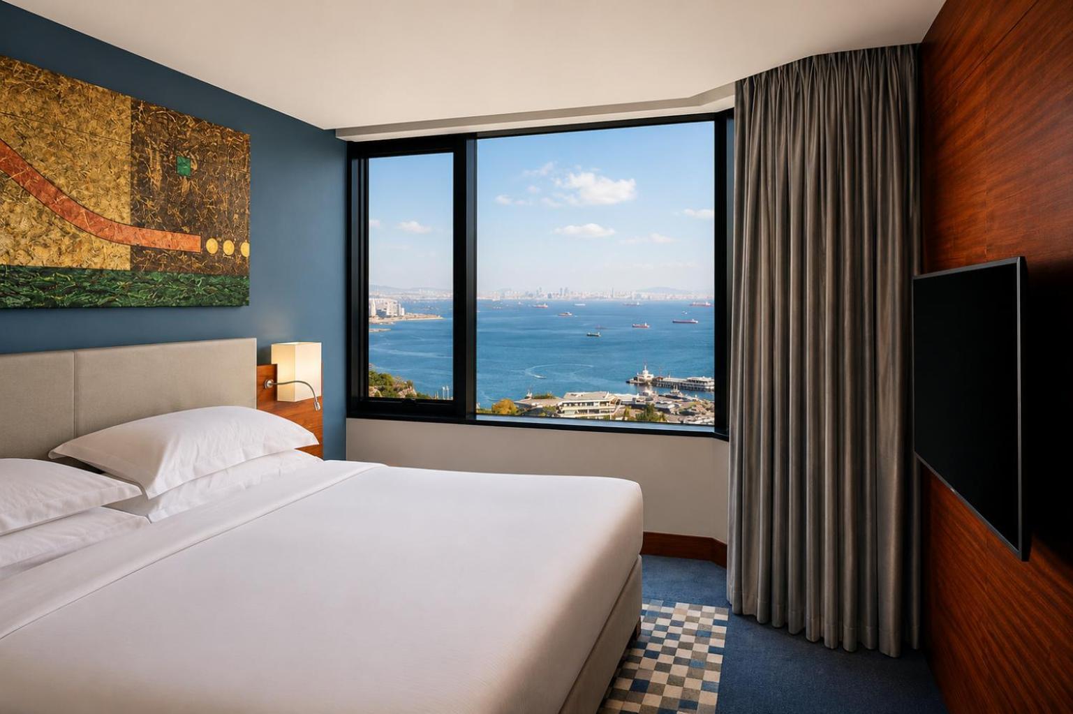 Superior Kamer met Kingsize Bed en Uitzicht op Zee