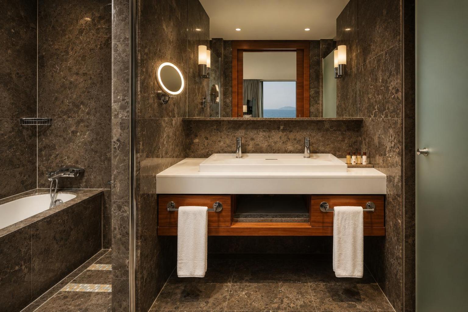 Premium Kamer met een Kingsize Bed en Zeezicht