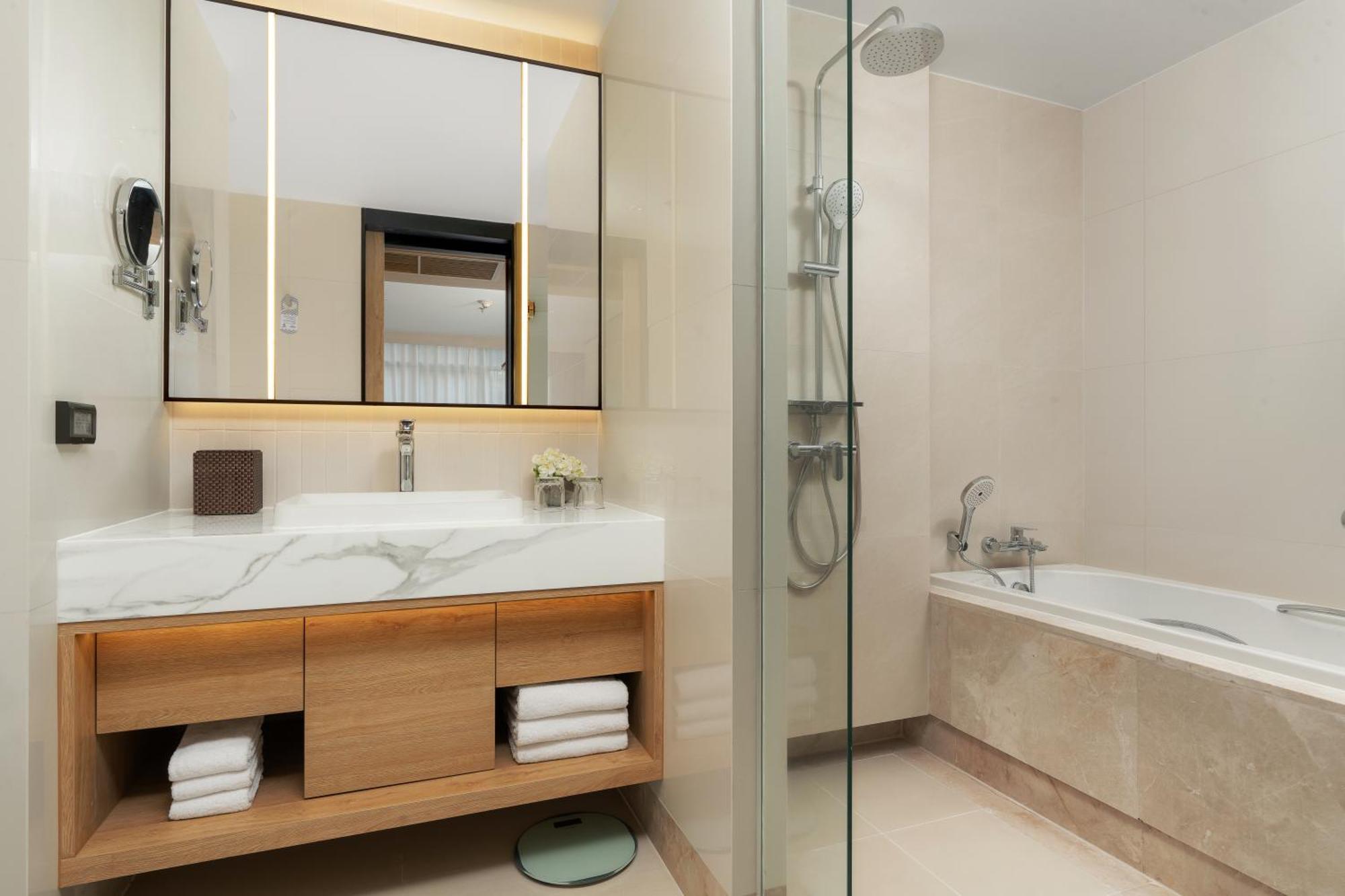 Executive Suite met Kingsize Bed, 1 Slaapkamer en Uitzicht op de Stad