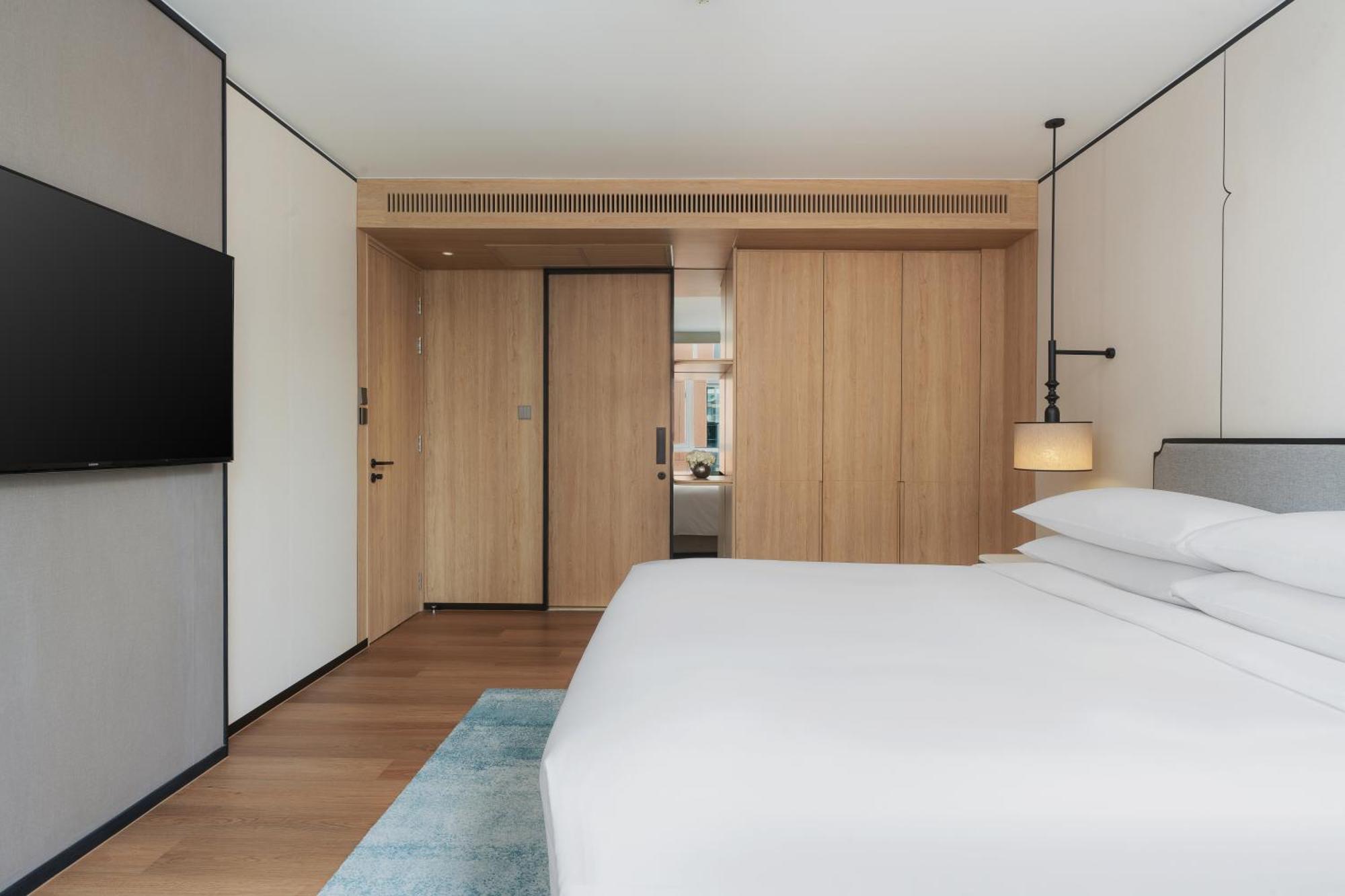 Premium Suite met 1 slaapkamer en Uitzicht op de Stad