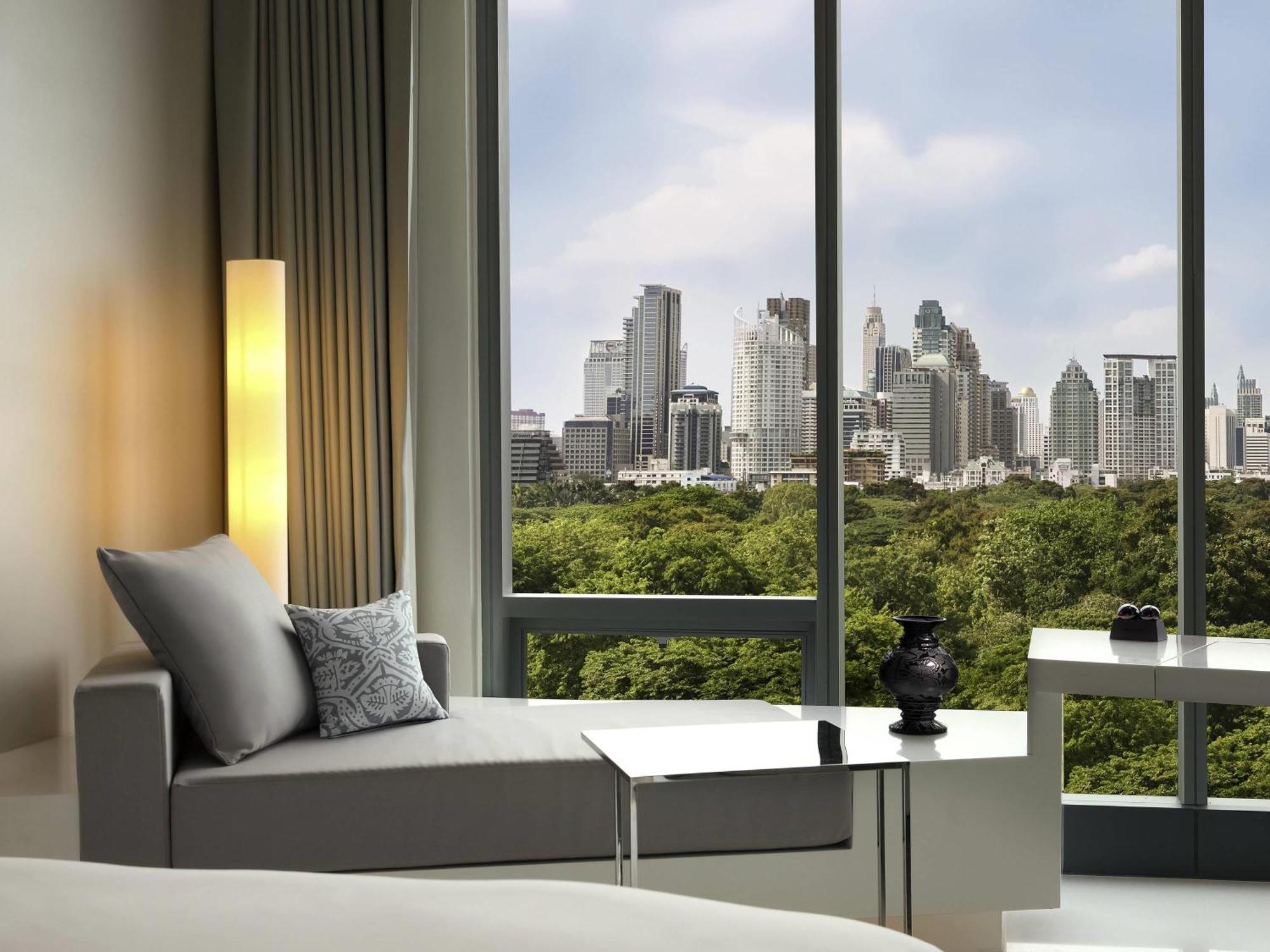 SO COMFY Tweepersoonskamer met 2 Aparte Bedden met Uitzicht op het Park of de Stad