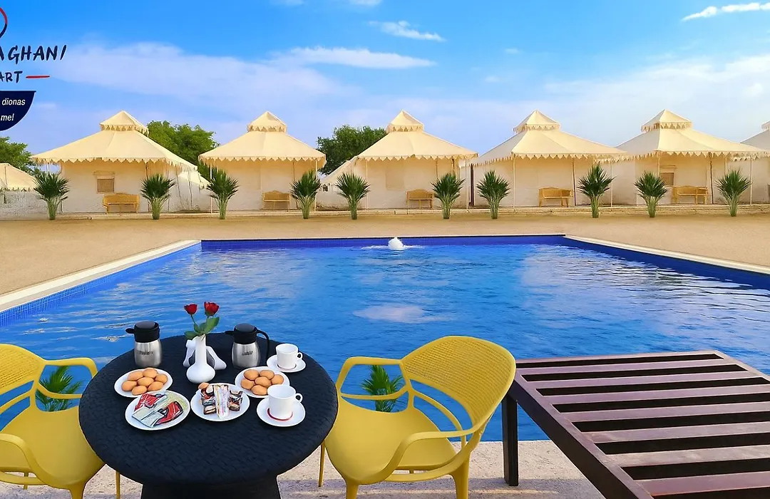 Sunrise With Pool Luxury Camp In Jaisalmer-1