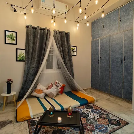 The Hidden Gem - Fully Furnished, Private 1Bhk With Canopy & Cafe Lights-2